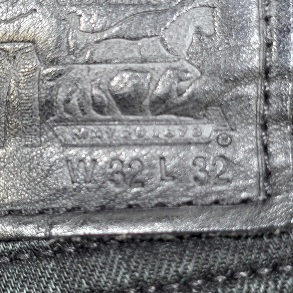 Levi's 511 Slim Fit Jeans Mens 34x30 Black Faded Denim Casual Streetwear Pants